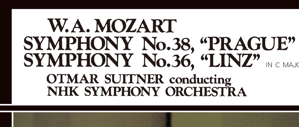 モーツァルト 交響曲集 オトマール・スウィトナー指揮 ET-2033-36
